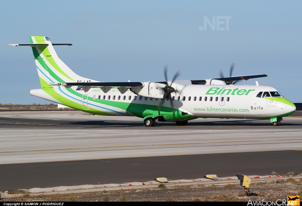 EC-LAD - ATR 72-212A - Binter Canarias