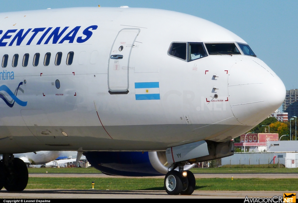 LV-BYY - Boeing 737-7BD - Aerolineas Argentinas