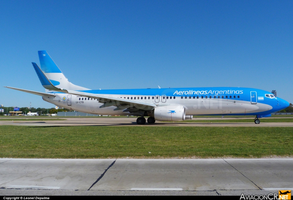 LV-CTB - Boeing 737-85F - Aerolineas Argentinas
