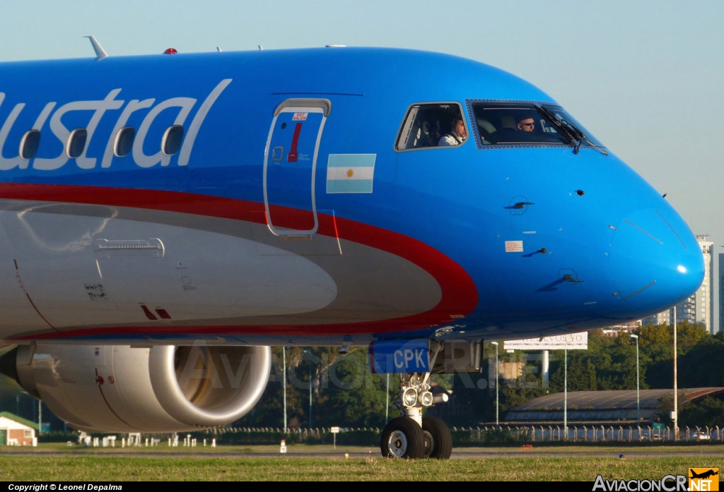 LV-CPK - Embraer 190-100IGW - Austral Líneas Aéreas