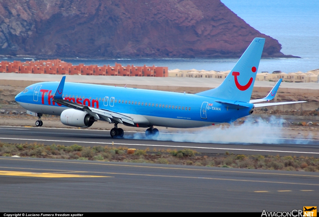 G-TAWA - Boeing 737-8K5 - Thomson Airways