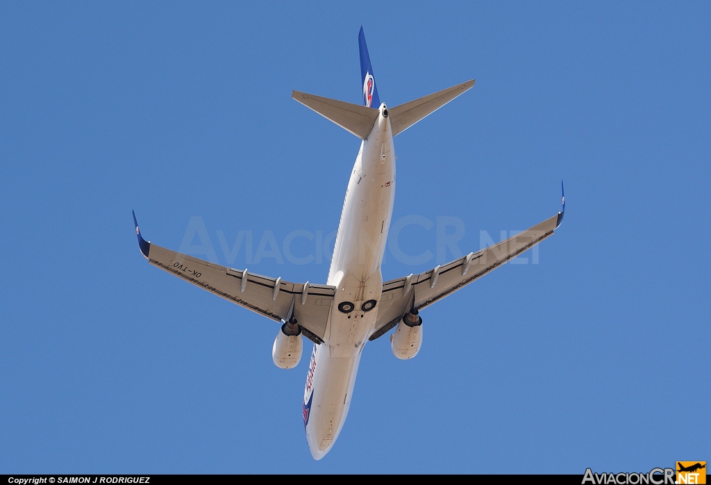 OK-TVO - Boeing 737-8CX - Travel Service