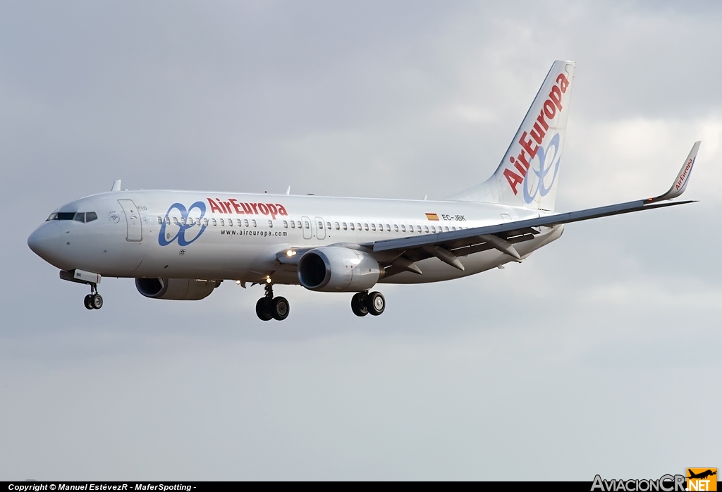 EC-JBK - Boeing 737-85P - Air Europa