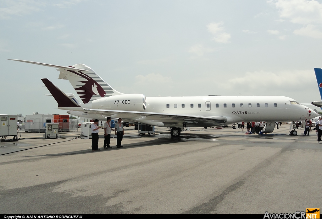 A7-CEE - Bombardier BD-700-1A11 Global 5000 - Qatar Executive