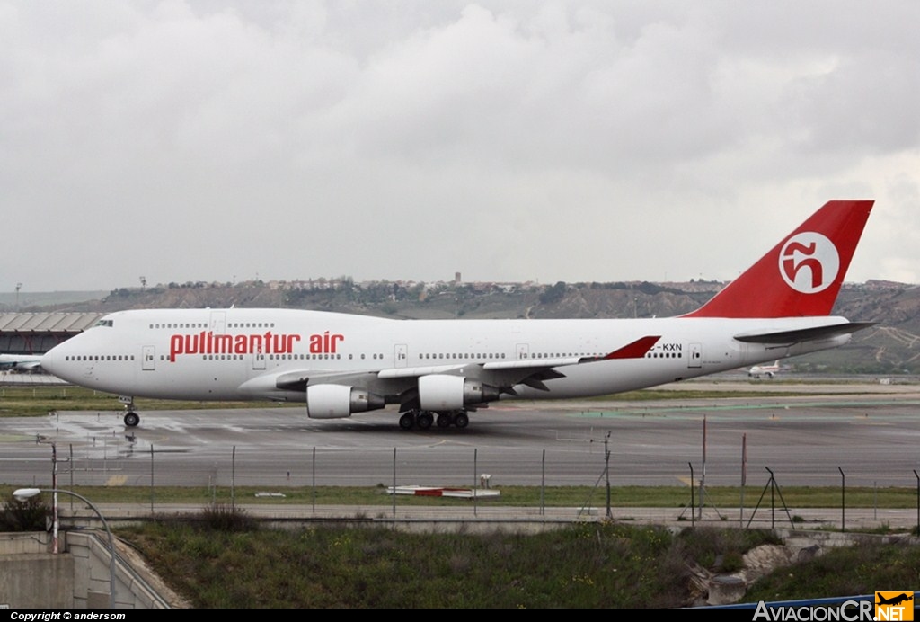 EC-KXN - Boeing 747-4H6 - Pullmantur Air