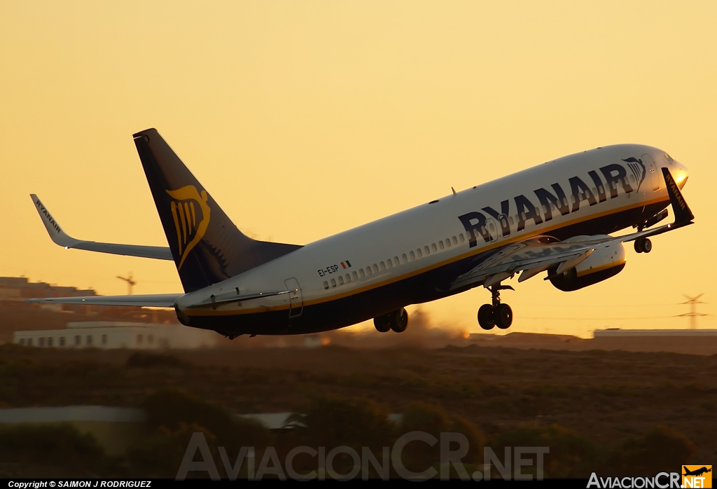 EI-ESP - Boeing 737-8AS - Ryanair