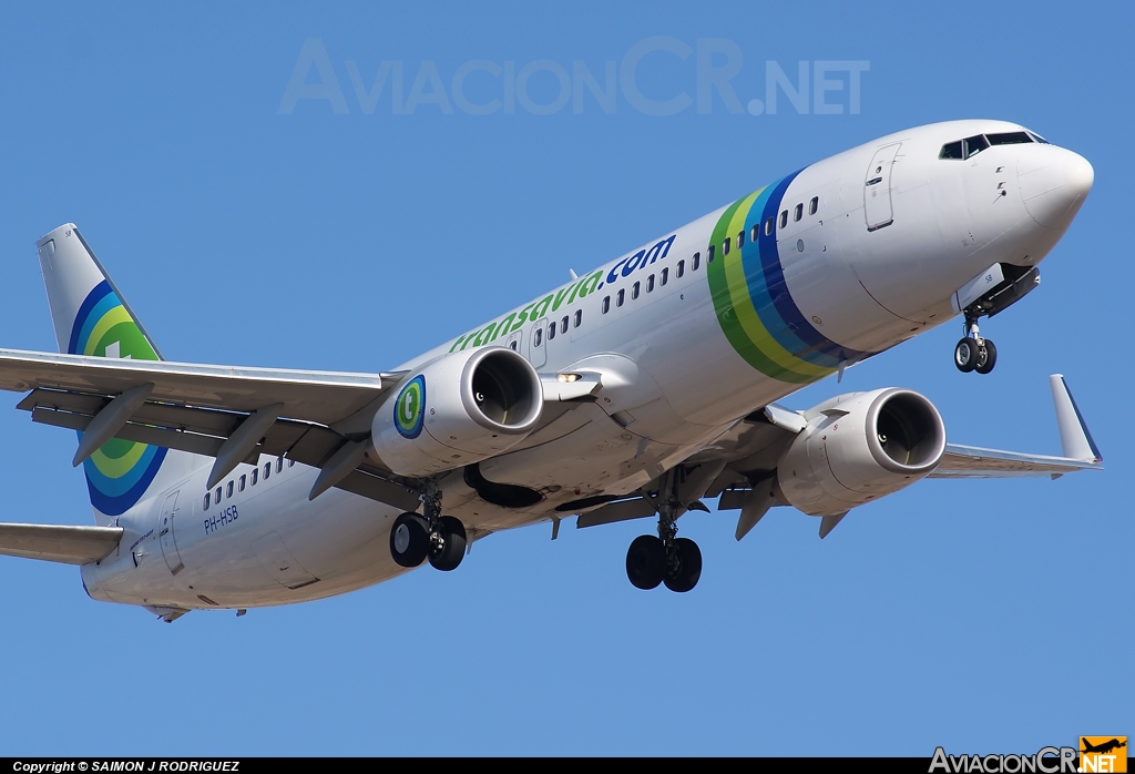 PH-HSB - Boeing 737-8K2 - Transavia Airlines