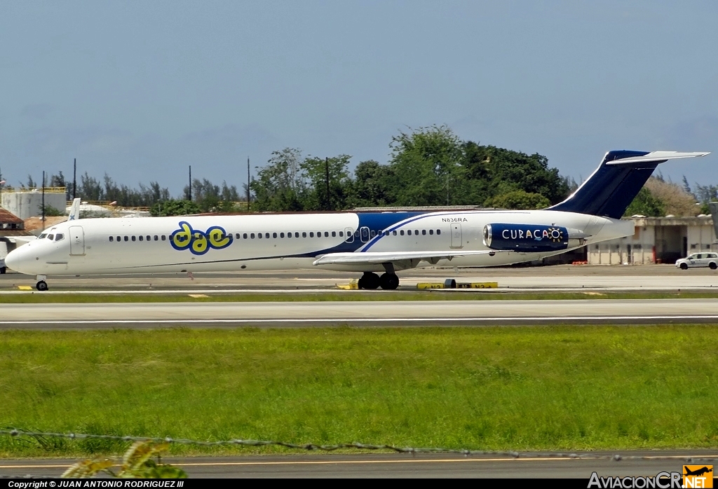 N836RA - McDonnell Douglas MD-83 (DC-9-83) - Dutch Antilles Express (DAE)