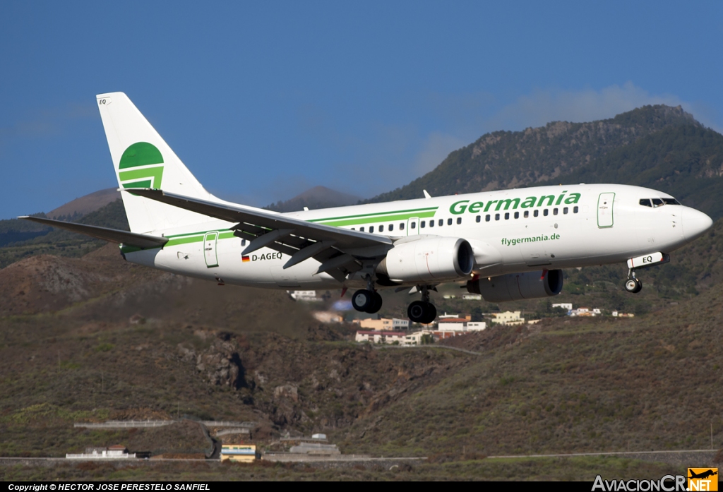 D-AGEQ - Boeing 737-75B - Germania