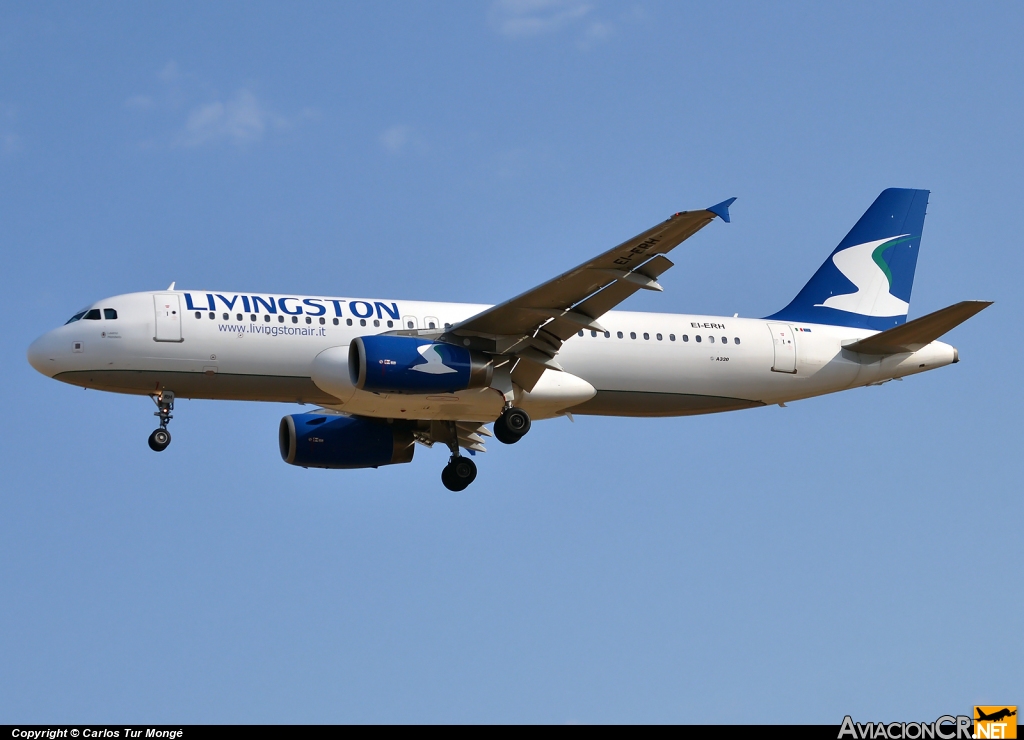 EI-ERH - Airbus A320-232 - Livingston