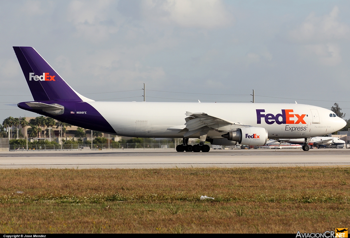 N686FE - Airbus A300F4-605R - FedEx