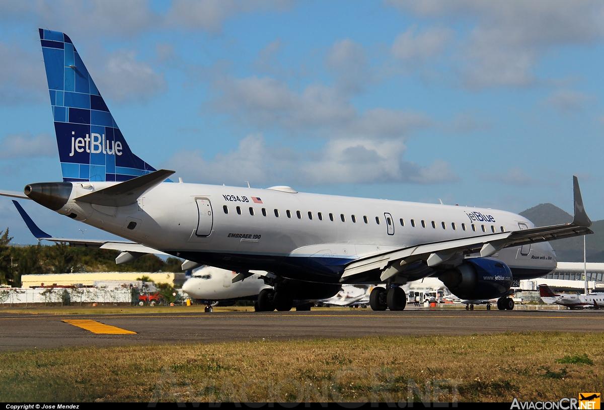 N294JB - Embraer 190-100IGW - jetBlue Airways