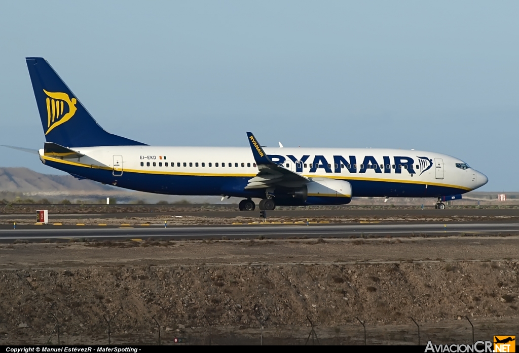 EI-EKD - Boeing 737-8AS - Ryanair