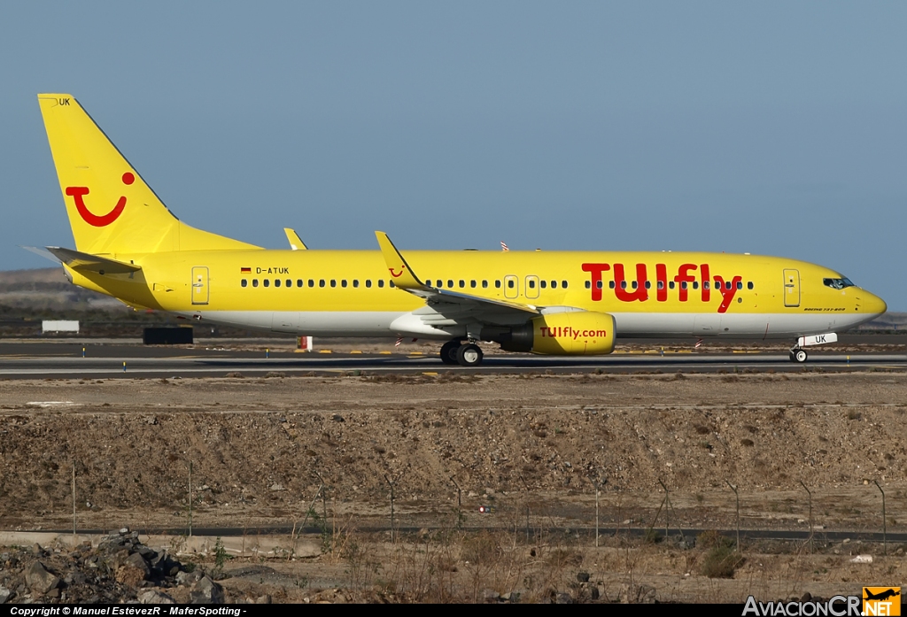 D-ATUK - Boeing 737-8K5 - TUIfly