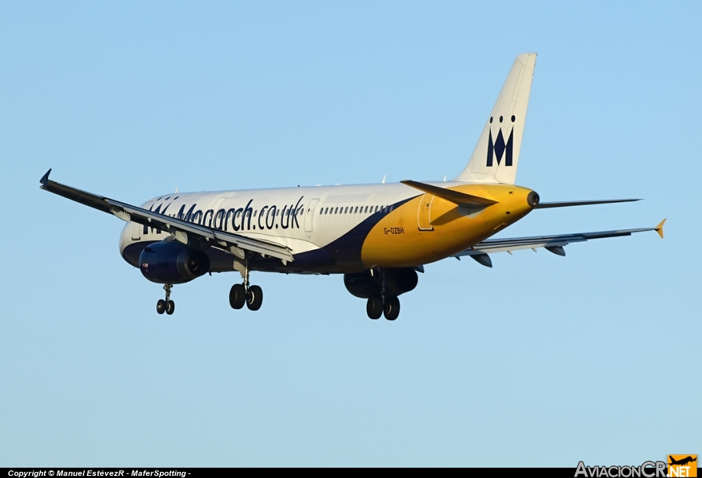 G-OZBH - Airbus A321-231 - Monarch Airlines