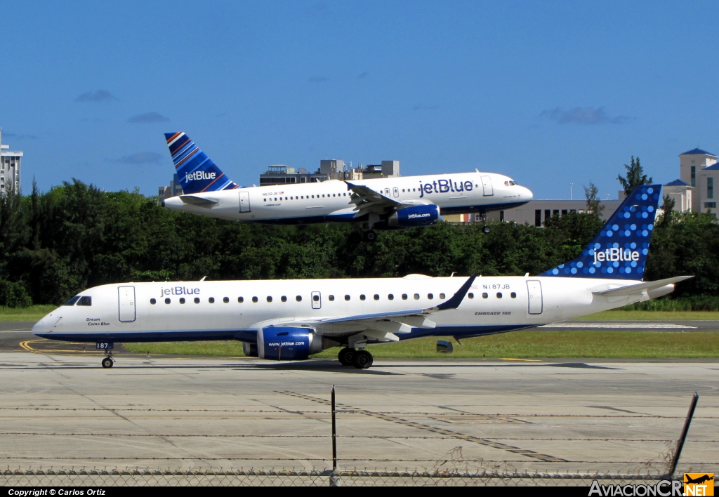 N187JB - Embraer 190-100IGW - jetBlue Airways