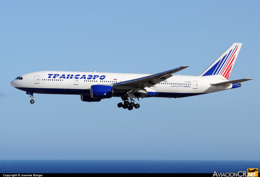 EI-UNS - Boeing 777-212/ER - Transaero Airlines