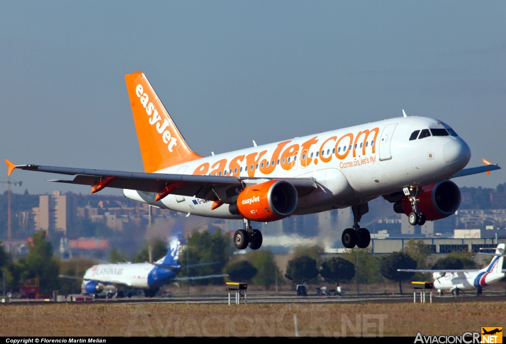 G-EZAA - Airbus A319-111 - EasyJet Airline