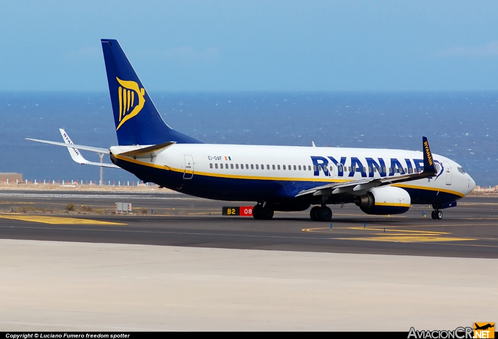 EI-DAF - Boeing 737-8AS - Ryanair