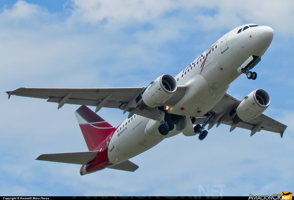 N991TA - Airbus A319-112 - TACA