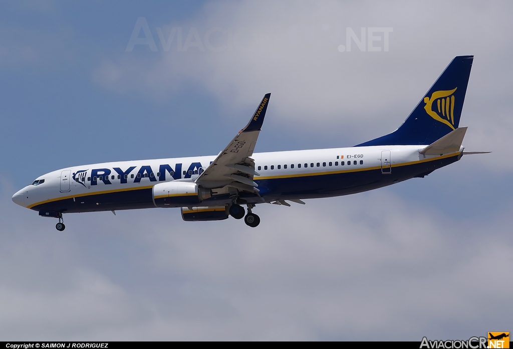 EI-EGD - Boeing 737-8AS - Ryanair