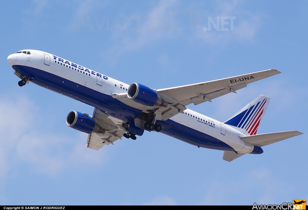 EI-UNA - Boeing 767-3P6/ER - Transaero Airlines