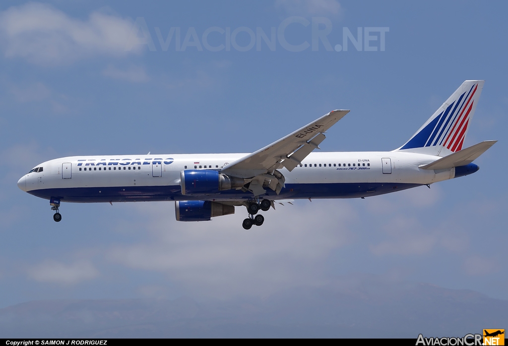 EI-UNA - Boeing 767-3P6/ER - Transaero Airlines