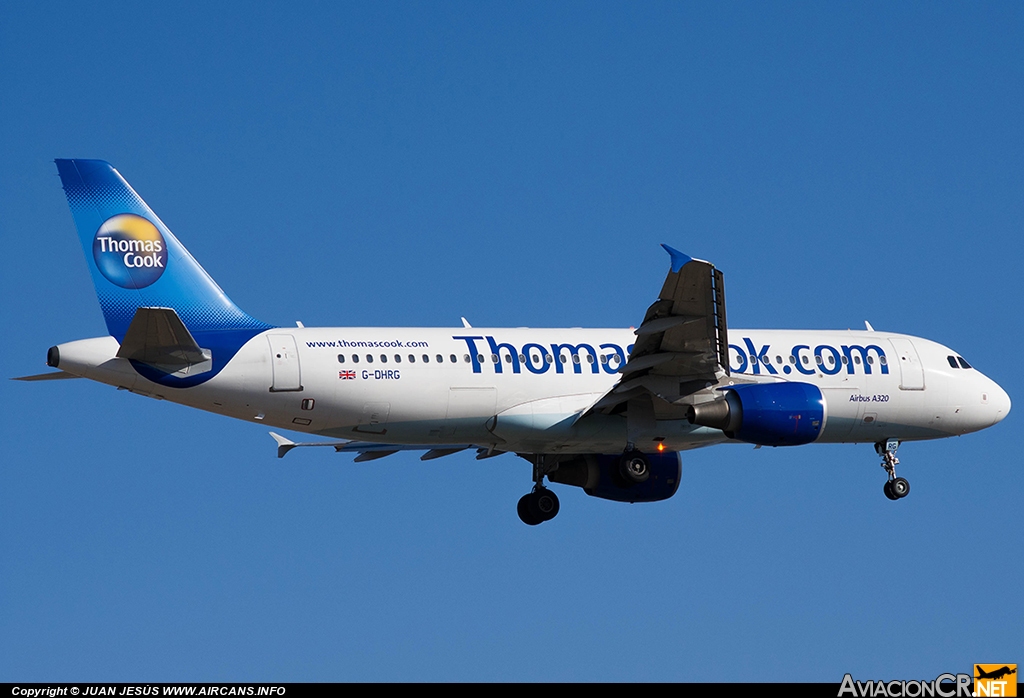 G-DHRG - Airbus A320-214 - Thomas Cook Airlines