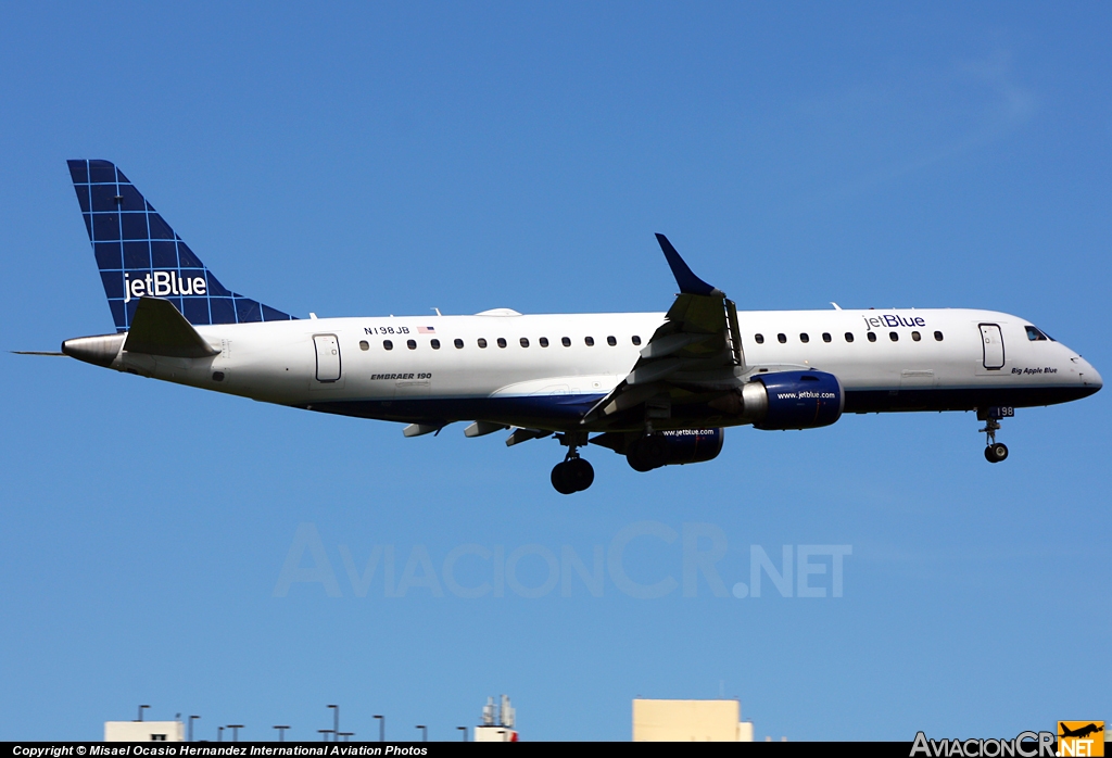 N198JB - Embraer 190-100IGW - Jet Blue