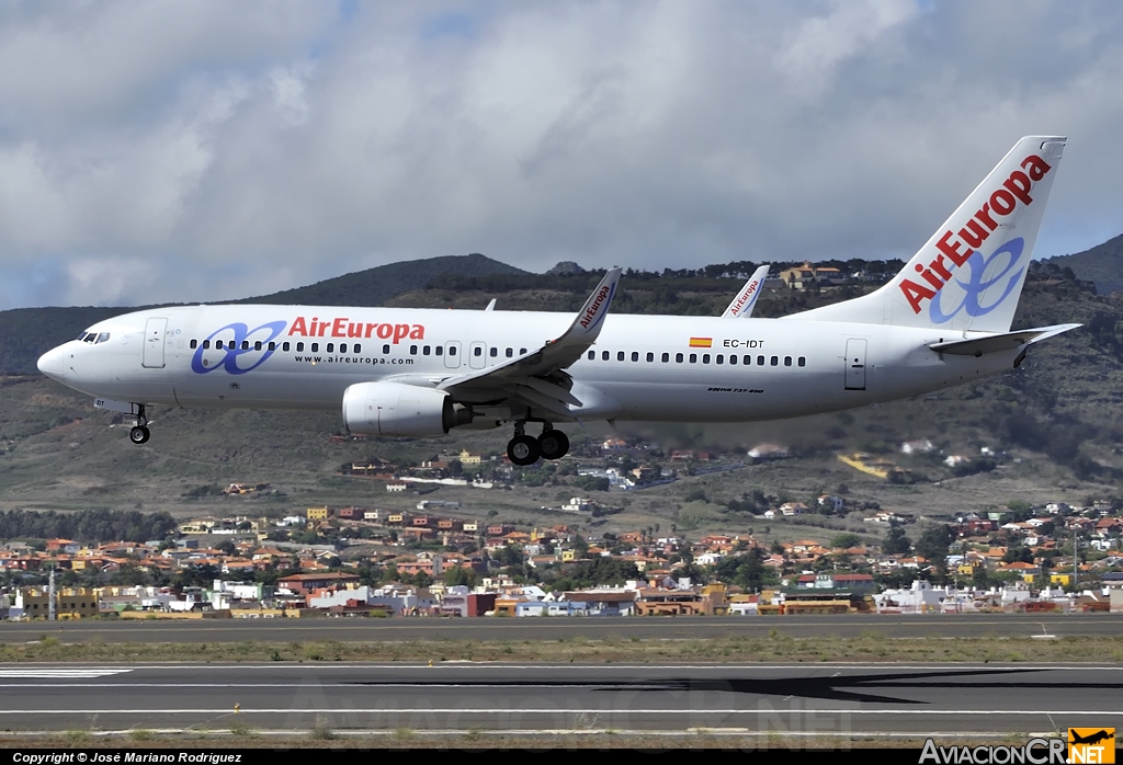 EC-IDT - Boeing 737-86Q - Air Europa