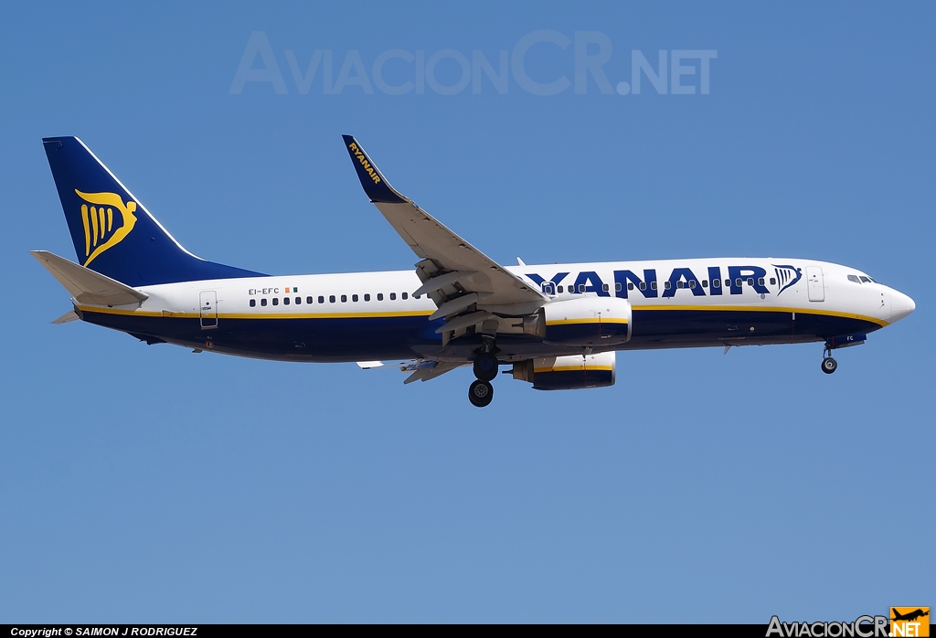 EI-EFC - Boeing 737-8AS - Ryanair