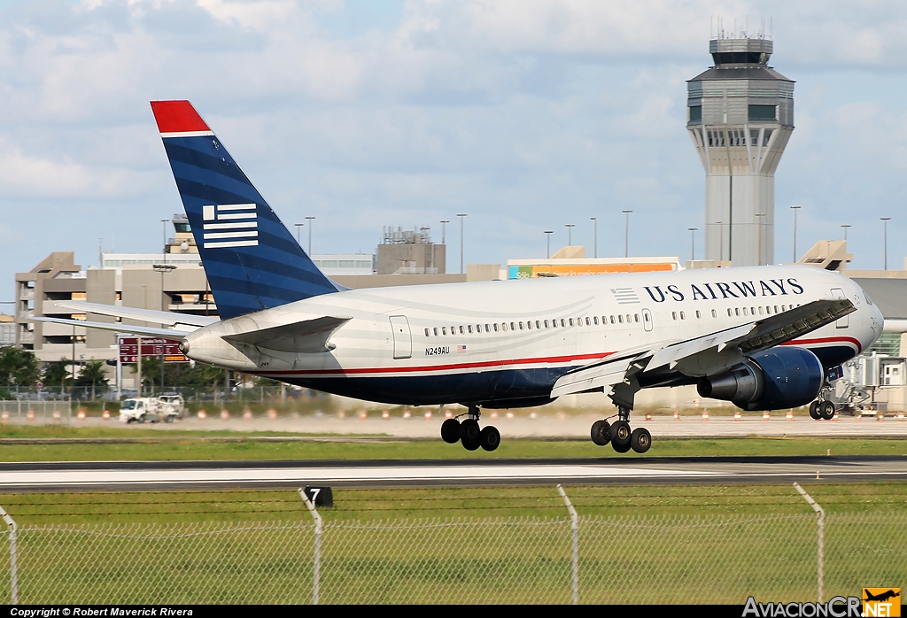 N249AU - Boeing 767-2B7/ER - US Airways