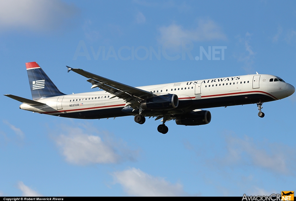 N537UW - Airbus A321-231 - US Airways