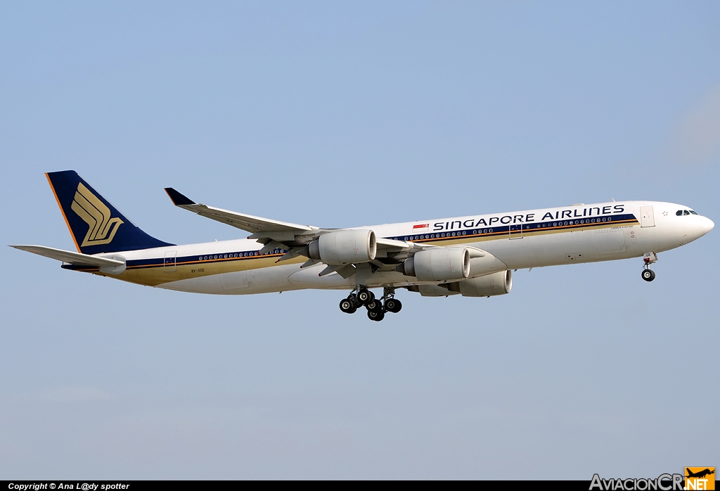 9V-SGE - Airbus A340-541 - Singapore Airlines