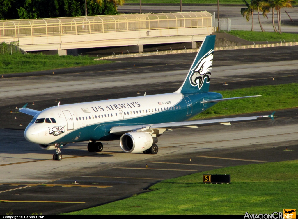 N709UW - Airbus A319-112 - US Airways