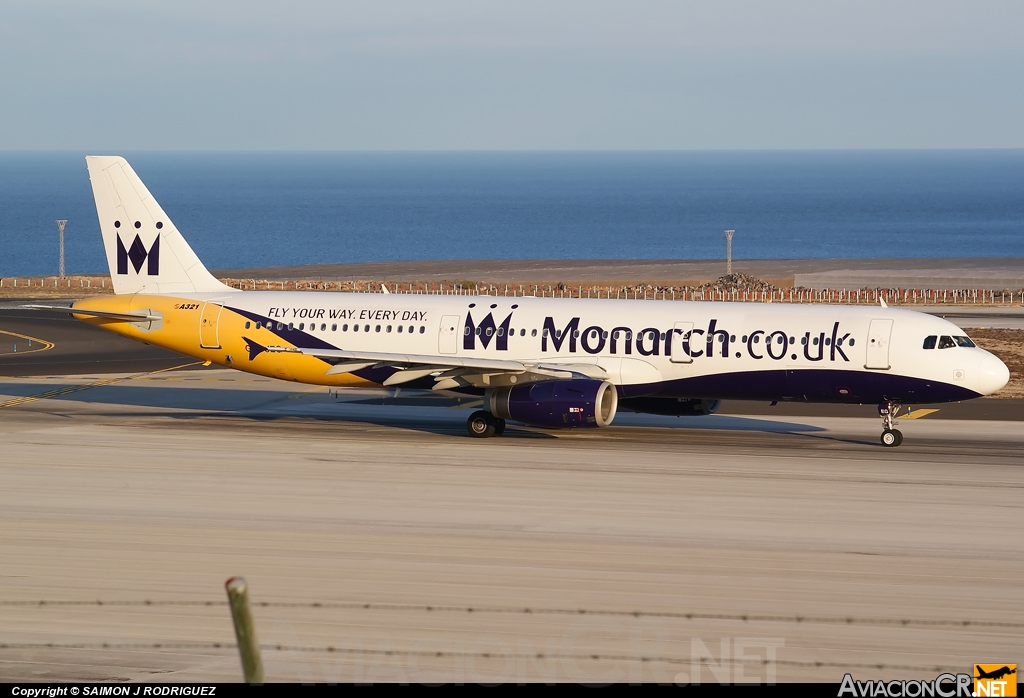 G-OJEG - Airbus A321-231 - Monarch Airlines