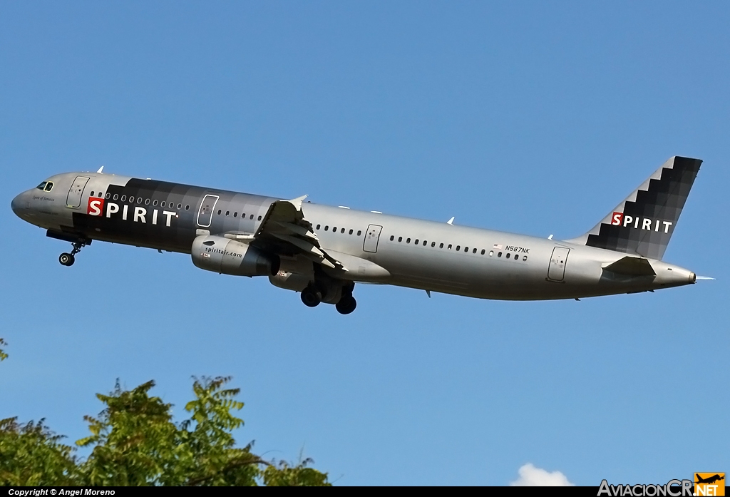 N587NK - Airbus A321-231 - Spirit