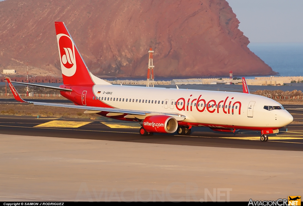 D-ABKQ - Boeing 737-8KJ - Air Berlin