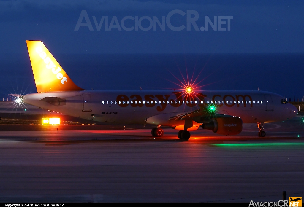 G-EZUF - Airbus A320-214 - EasyJet Airline