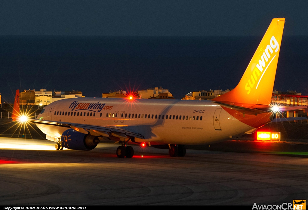C-FYLC - Boeing 737-8BK - Sunwing Airlines