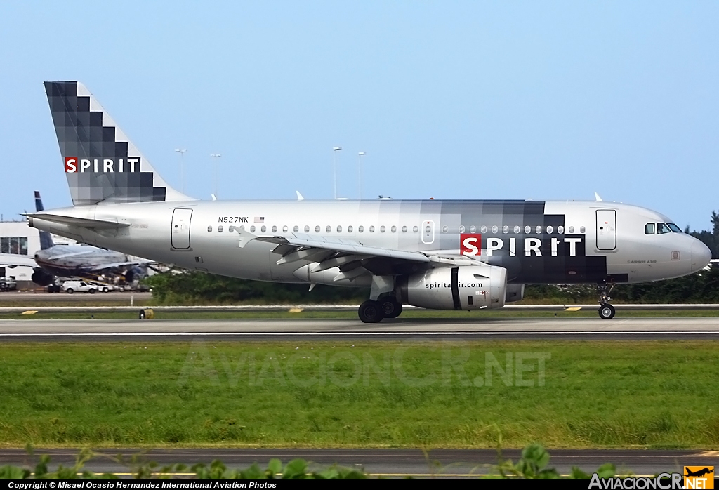 N527NK - Airbus A319-132 - Spirit Airlines