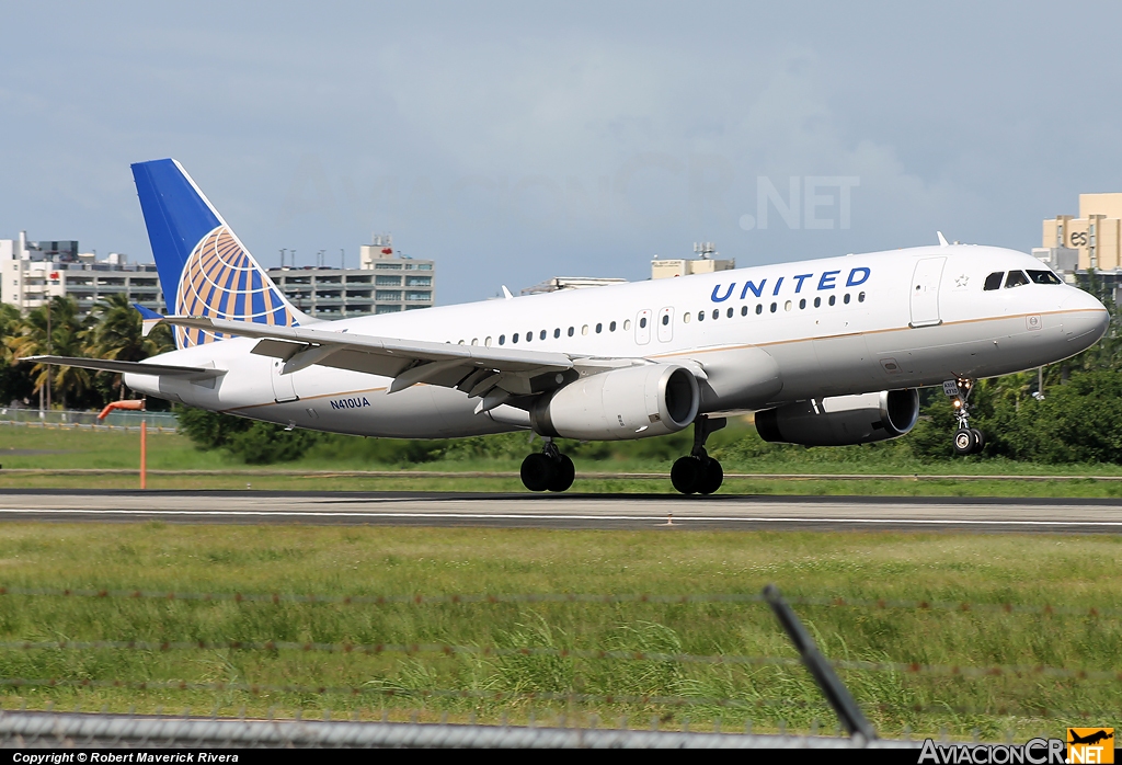 N410UA - Airbus A320-212 - United Airlines