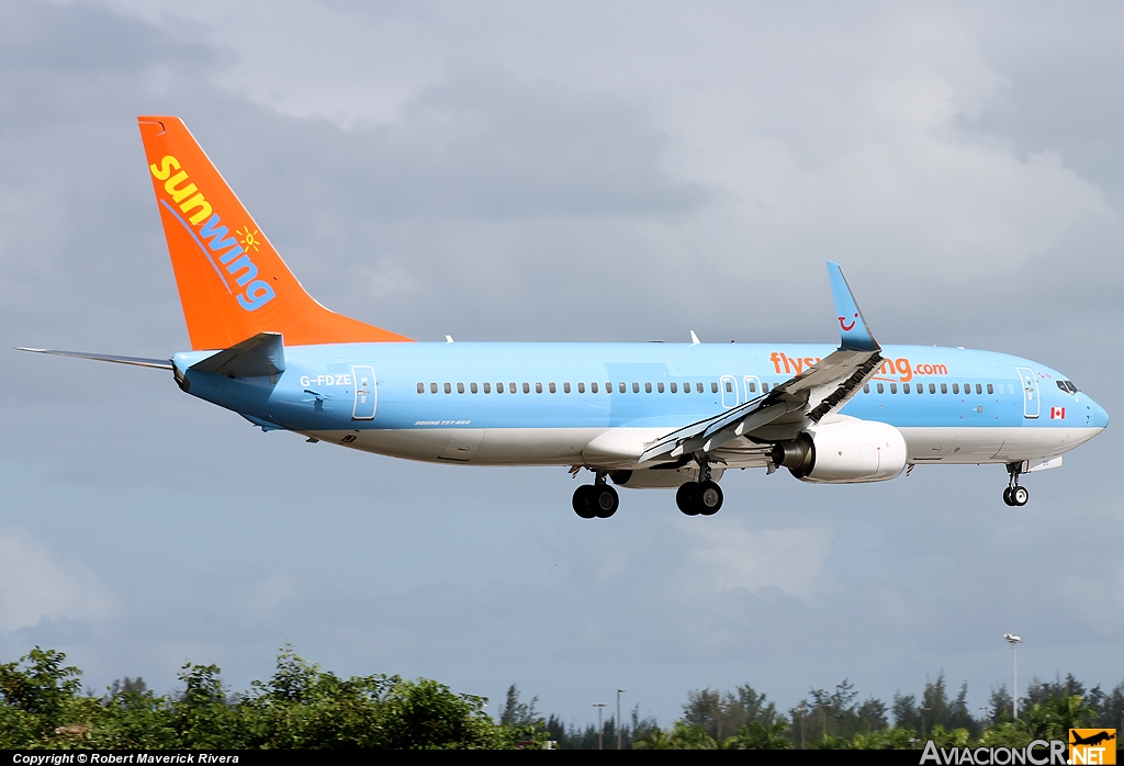 C-FDZE - Boeing 737-800 (Genérico) - Sunwing Airlines (Thomson Airways)
