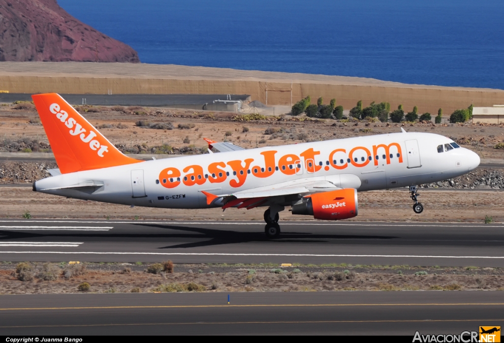 G-EZFW - Airbus A319-111 - EasyJet Airlines