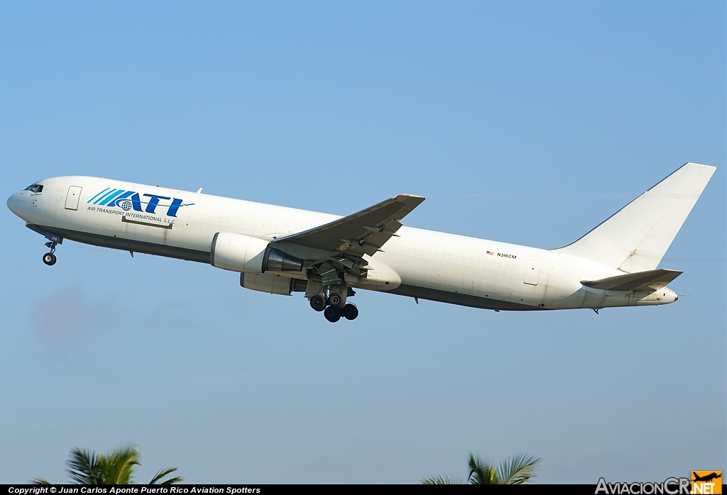 N316CM - Boeing 767-338/ER - Air Transport International - ATI