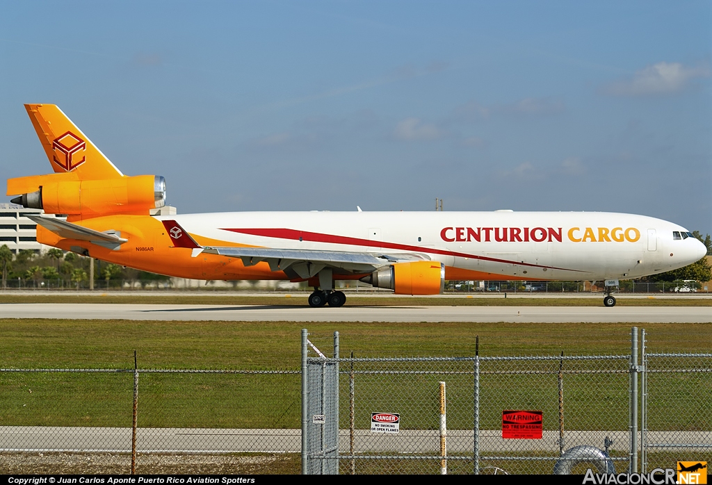 N986AR - McDonnell Douglas MD-11F - Centurion Air Cargo