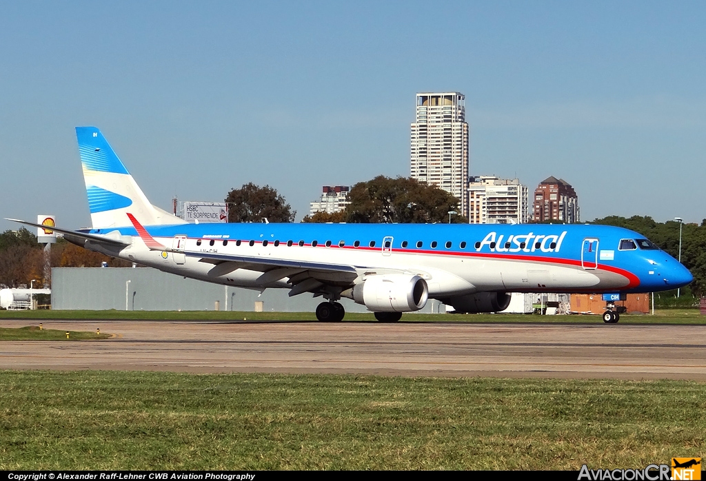 LV-CIH - Embraer 190-100IGW - Austral Líneas Aéreas