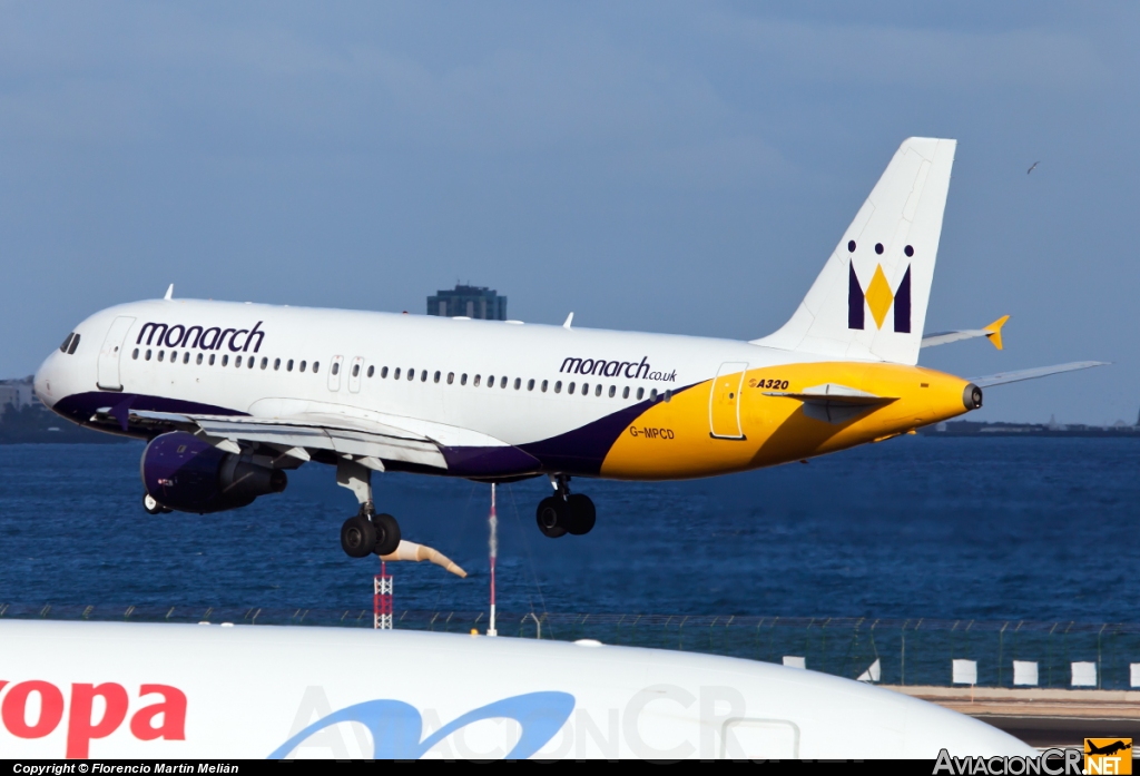 G-MPCD - Airbus A320-212 - Monarch Airlines