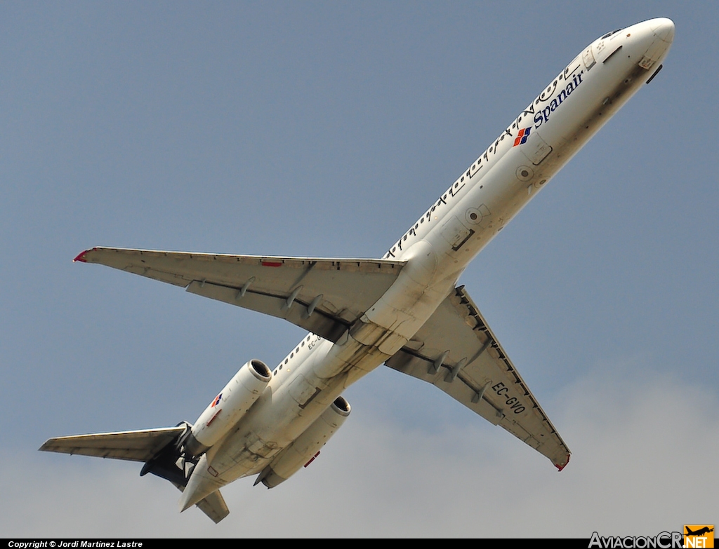 EC-GVO - McDonnell Douglas MD-83 - Spanair