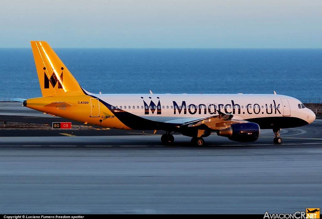 G-MRJK - Airbus A320-214 - Monarch Airlines
